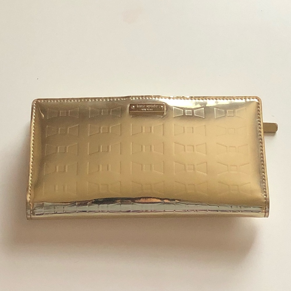 Kate Spade Fancy That Stacy Gold Wallet